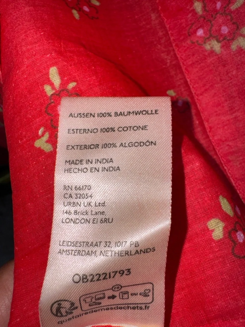 Free People Red Floral Midi Dress